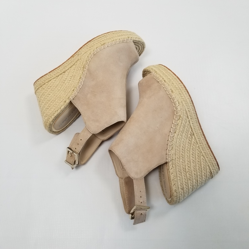 Kenneth Cole New York Olivia Espadrille Peep-Toe Wedge Sandals Shoes Size 11 - Picture 5 of 12